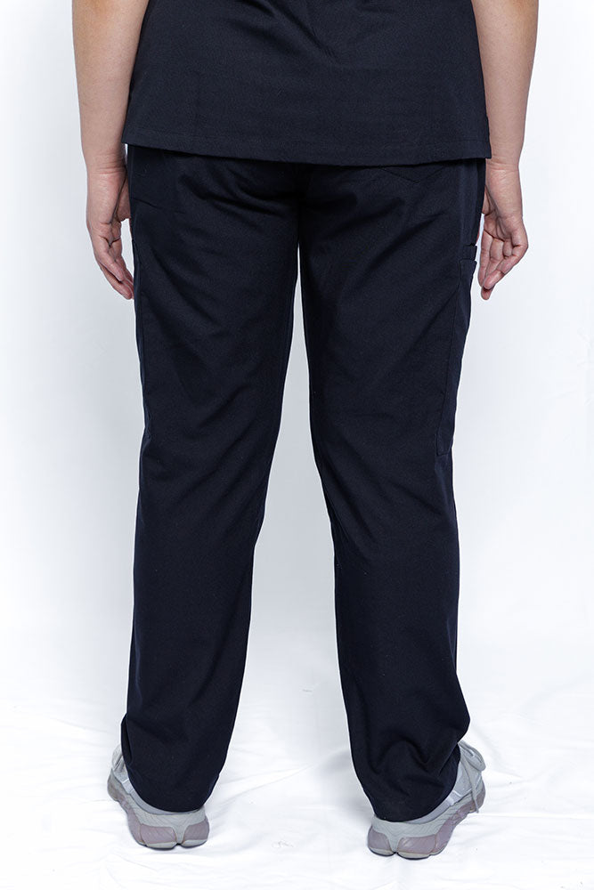 Midnight Black Scrub Pant