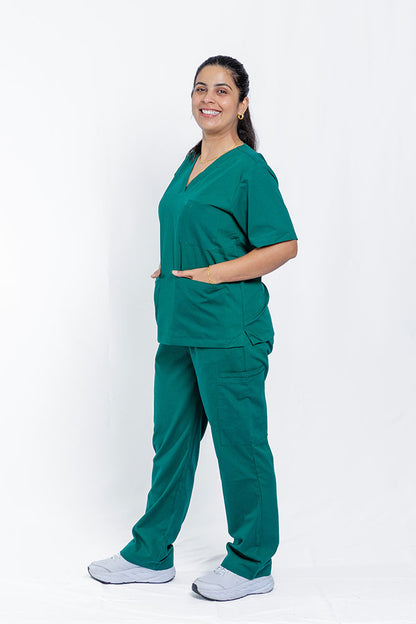 Forest Green Scrub Set Women's