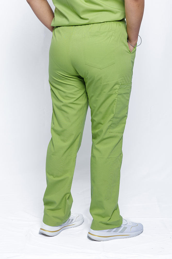 Matcha Green Scrub Pant Back