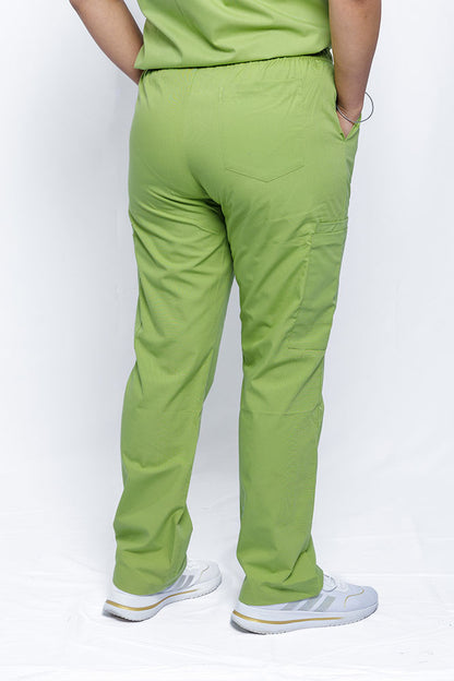 Matcha Green Scrub Pant Back