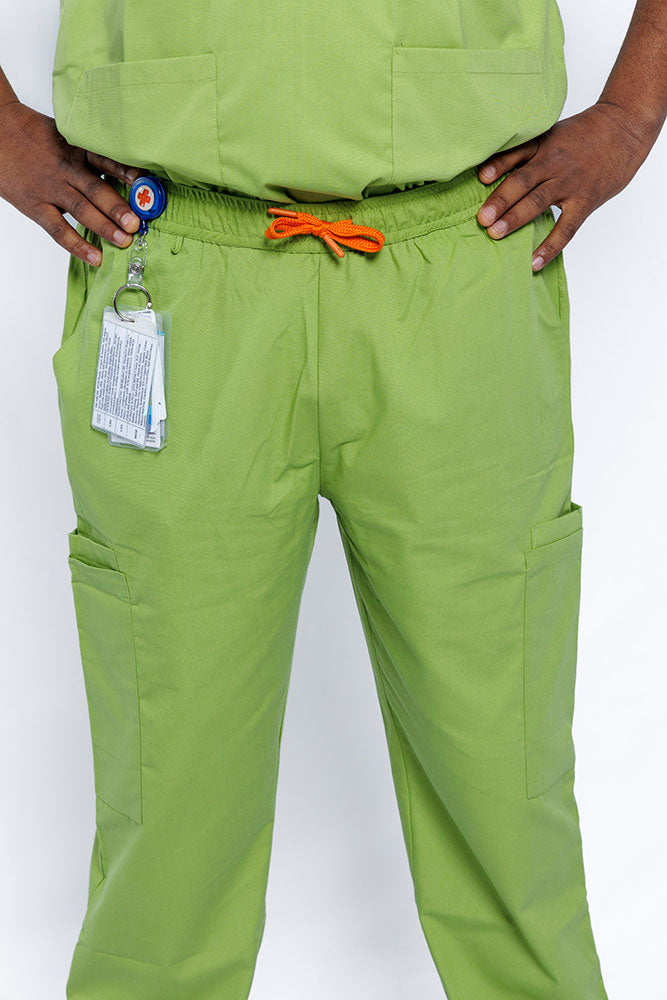 Matcha Green Scrub Pant Front