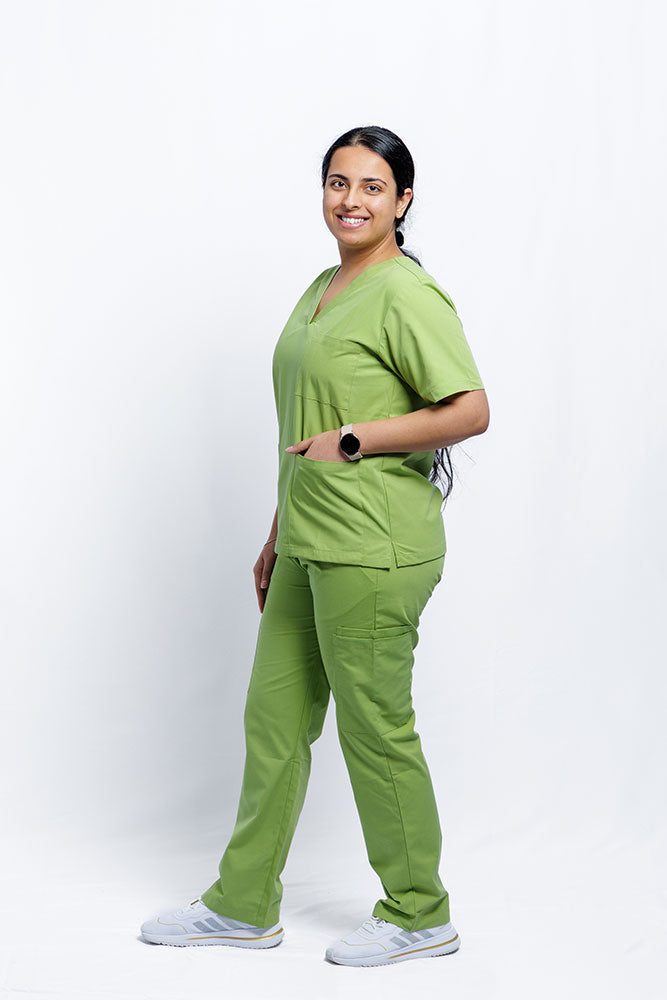 Matcha Sage Green Scrub Set Womens